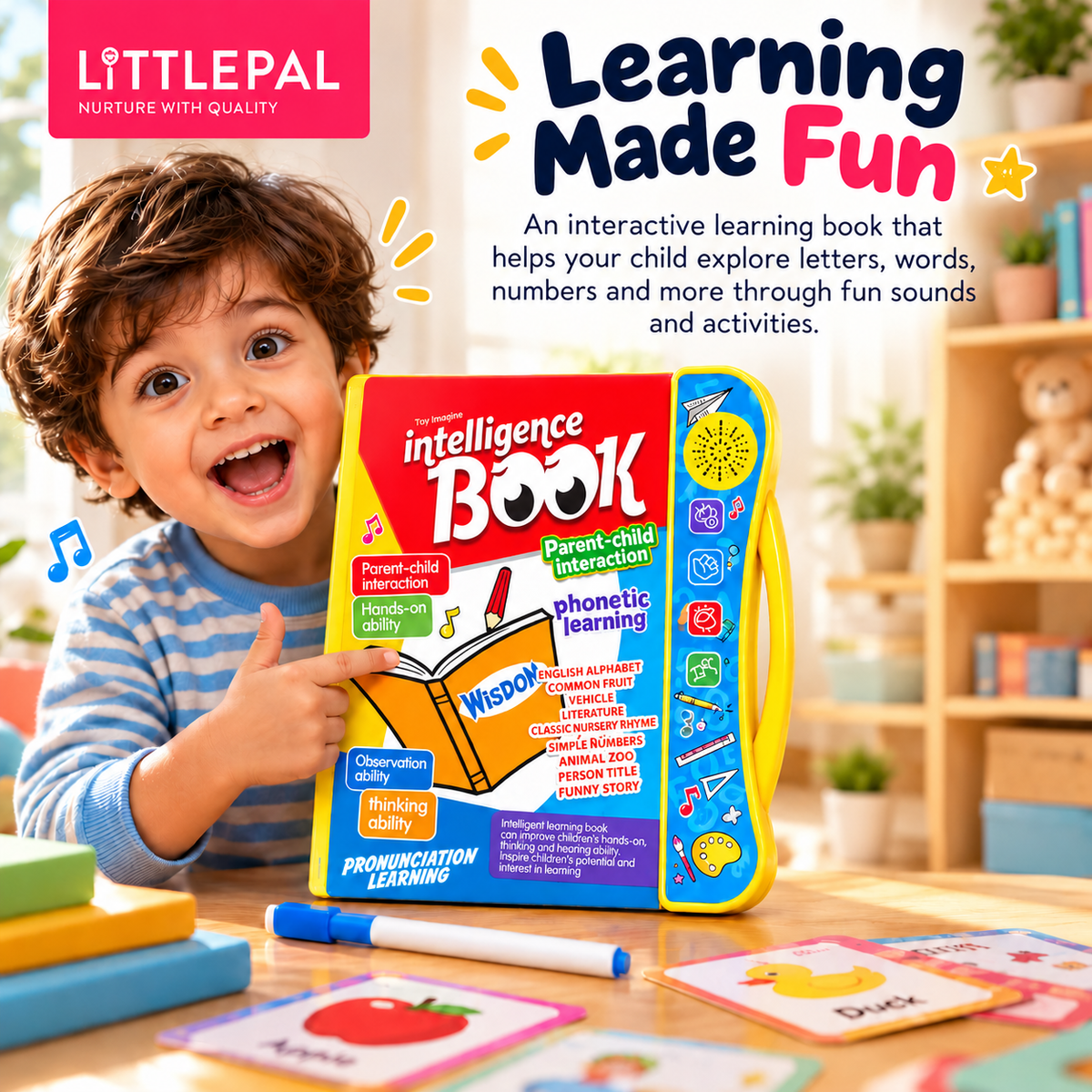 Toy Imagine Interactive Sound Book for Kids