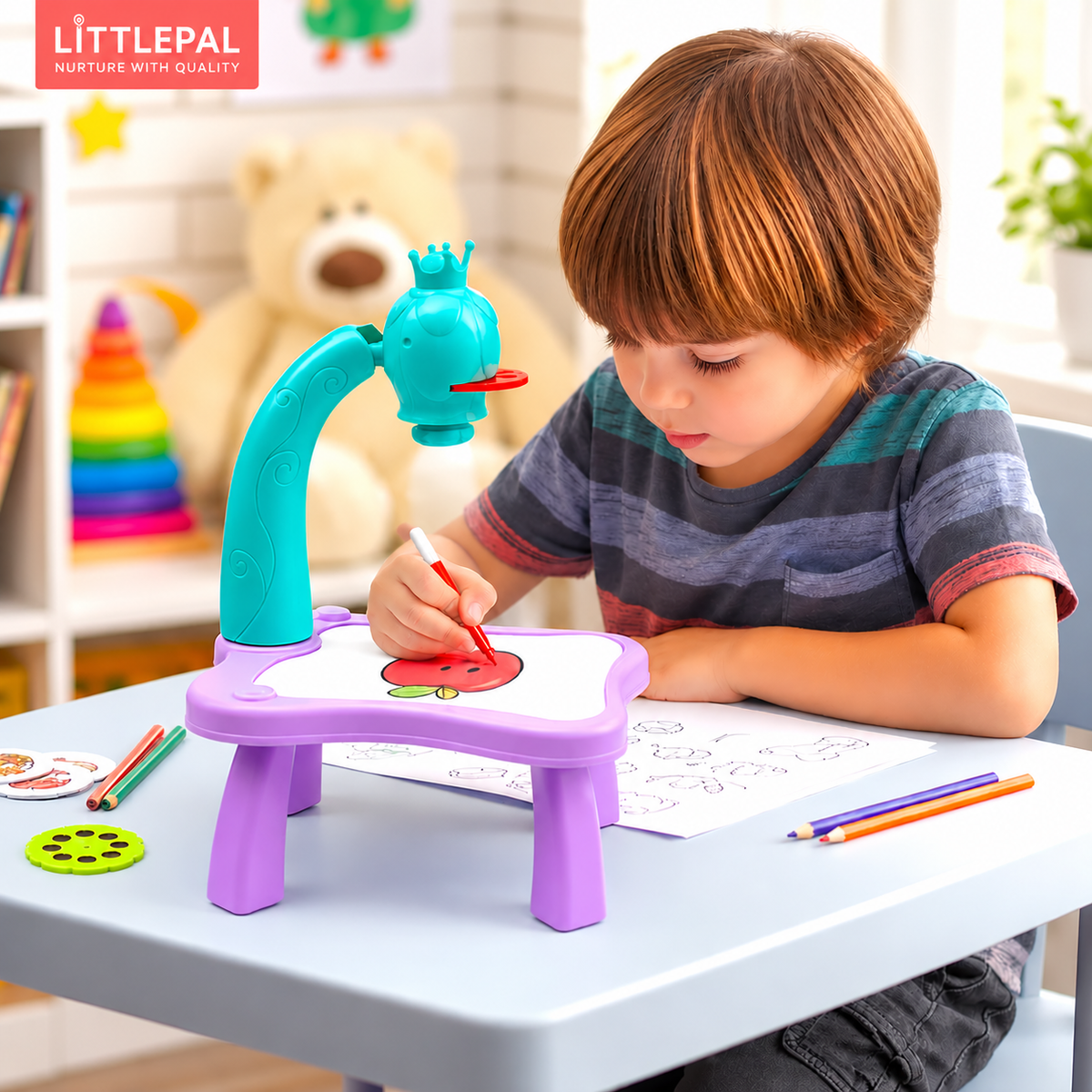 Creative Drawing Projection Table for Kids